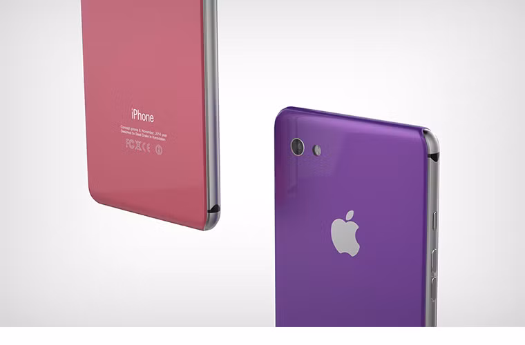 iPhone 8 có thêm màu hồng và tím dành cho các quý cô.