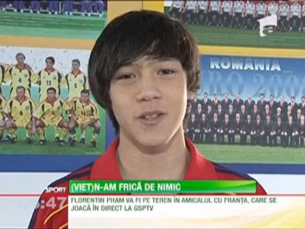 Florentin Phạm Huy Tiến ra mắt trong màu áo CLB Steaua Bucharest trong trận đấu thuộc Cúp quốc gia Romania ngày 20/7 vừa qua.