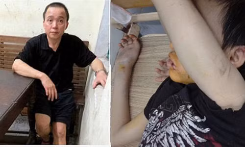 Khi bị bắt, Sơn có biểu hiện dùng chất ma túy đá.