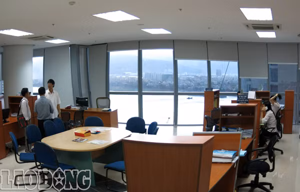 Các tầng là nơi làm việc của 24 sở, ban, ngành TP Đà Nẵng.