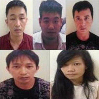 Các đối tượng bị bắt trong vụ án sản xuất, tiêu thụ ma túy giả lớn nhất tại Hải Phòng vừa qua.