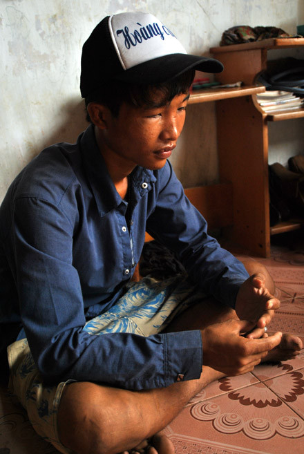 Hào Anh khi còn ở căn nhà của bà Thoa ông Hùng.