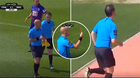 Trong tai bo do tran dau 3 phut de “giai quyet noi buon“