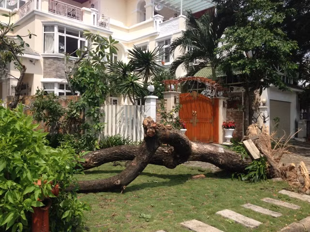 Rất may sự cố không gây ảnh hưởng đến tính mạng người dân.