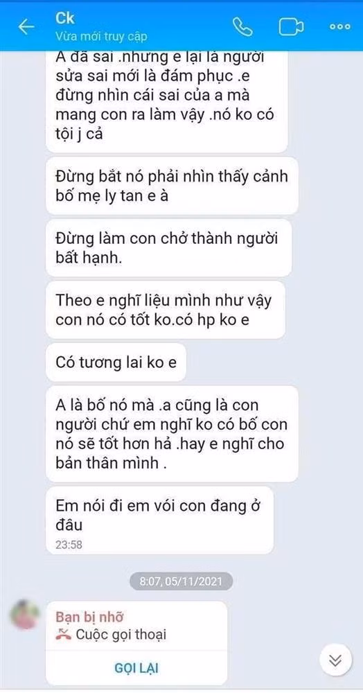 Chong danh dap, vo be con bo di, nghe loi cau xin ma ngan ngam-Hinh-7
