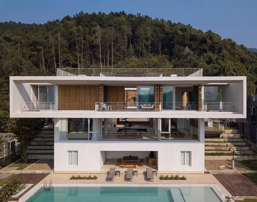 Choáng ngợp với biệt thự gần 500m2 có ao cá giữa nhà ở Tam Đảo ảnh 4