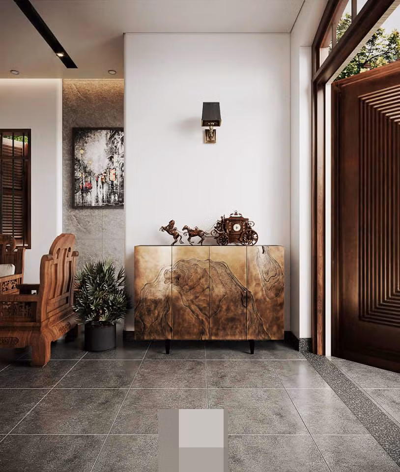 Nhà vườn cấp 4 ở Vĩnh Long đẹp mỹ mãn, không một góc chết ảnh 7