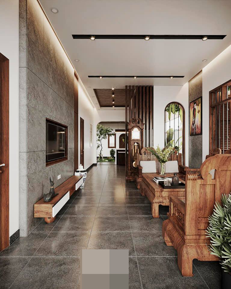 Nhà vườn cấp 4 ở Vĩnh Long đẹp mỹ mãn, không một góc chết ảnh 9