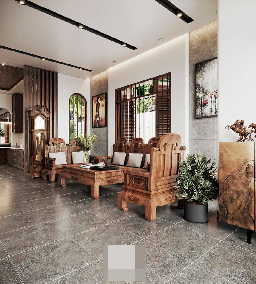 Nhà vườn cấp 4 ở Vĩnh Long đẹp mỹ mãn, không một góc chết ảnh 8