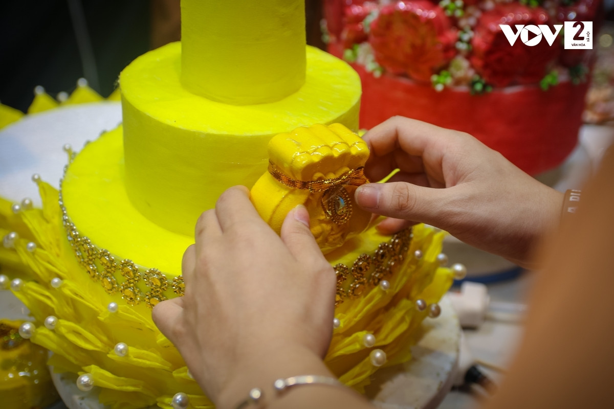 Bánh oản nghệ thuật có thể bảo quản được từ 6-12 tháng, tùy vào độ ẩm.