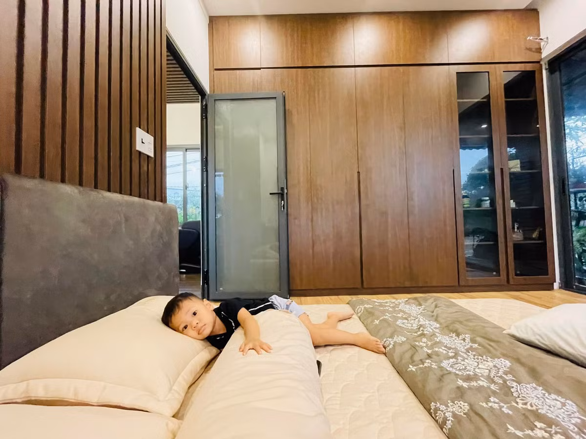 Đặc biệt là nhà phải đủ phòng ngủ cho các con khi trở về có chỗ nghỉ ngơi tiện nghi.