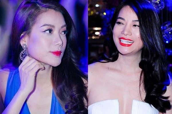 hậm chí ở nhiều góc chụp phần chóp cằm của cô còn lệch hẳn sang một bên.