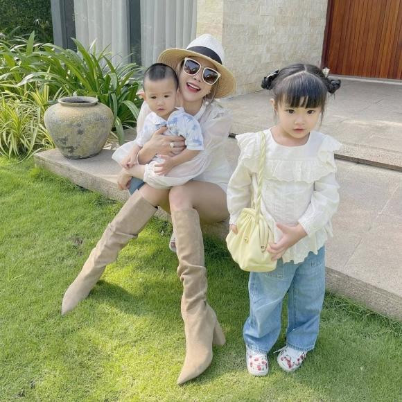 Diệp Lâm Anh chăm sóc hai con rất tốt và quán xuyến việc kinh doanh cực giỏi dù làm mẹ đơn thân.