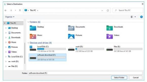 Cach thay doi vi tri cac tep tai xuong trong may tinh-Hinh-3