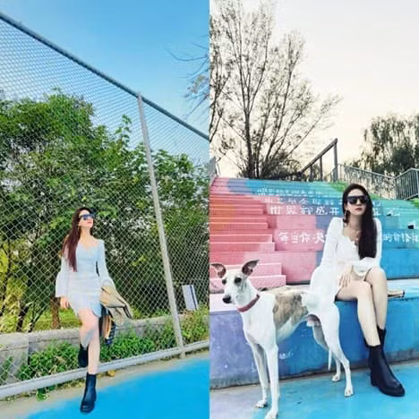 Luu Diec Phi khoe anh di choi cung hoi ban gai