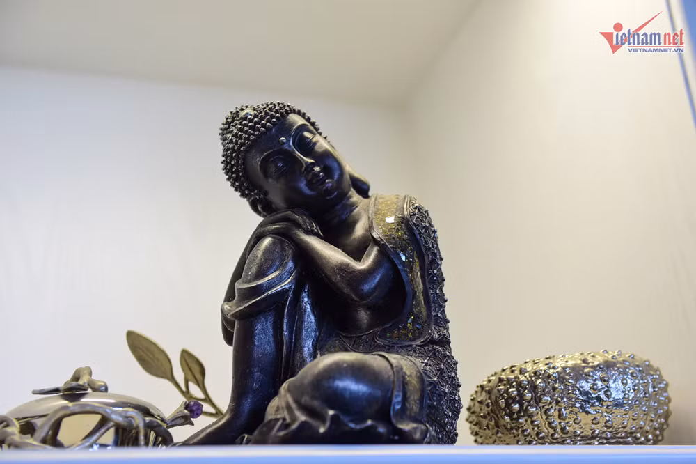 Tượng Phật giúp không gian trở nên sâu lắng hơn