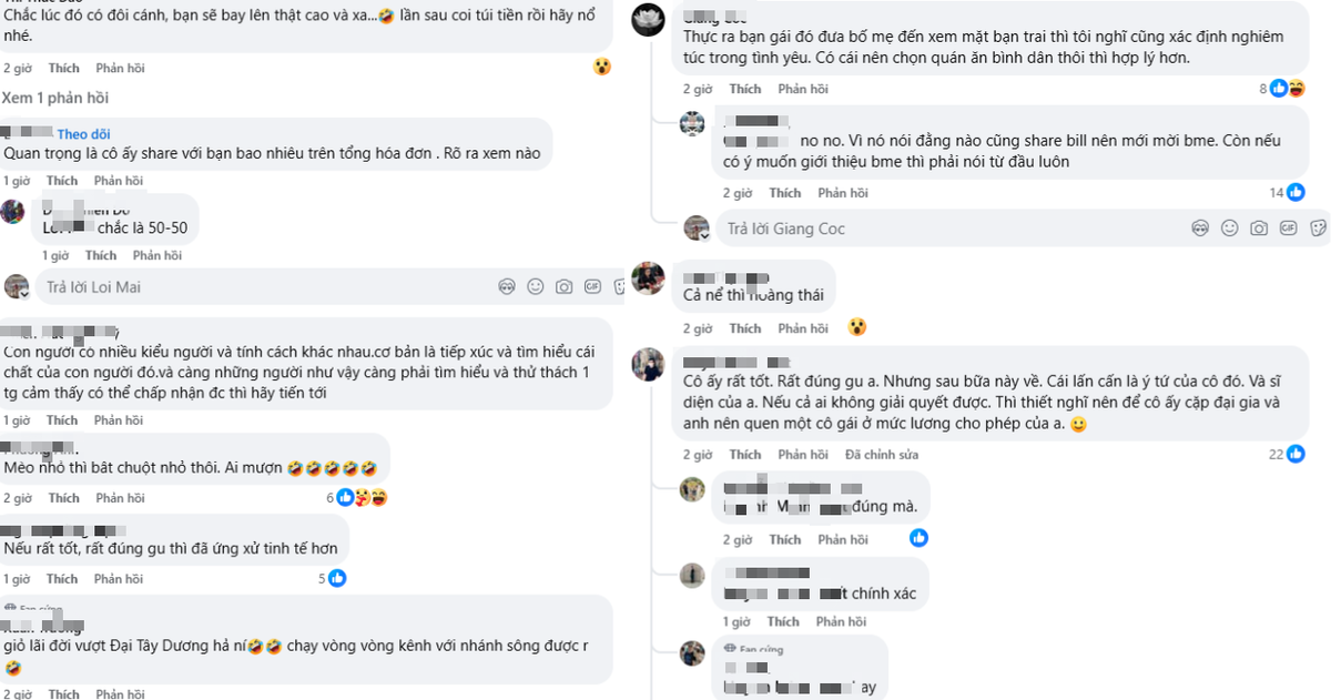 Co gai hen ho dan ca nha di an cung, chang trai than troi