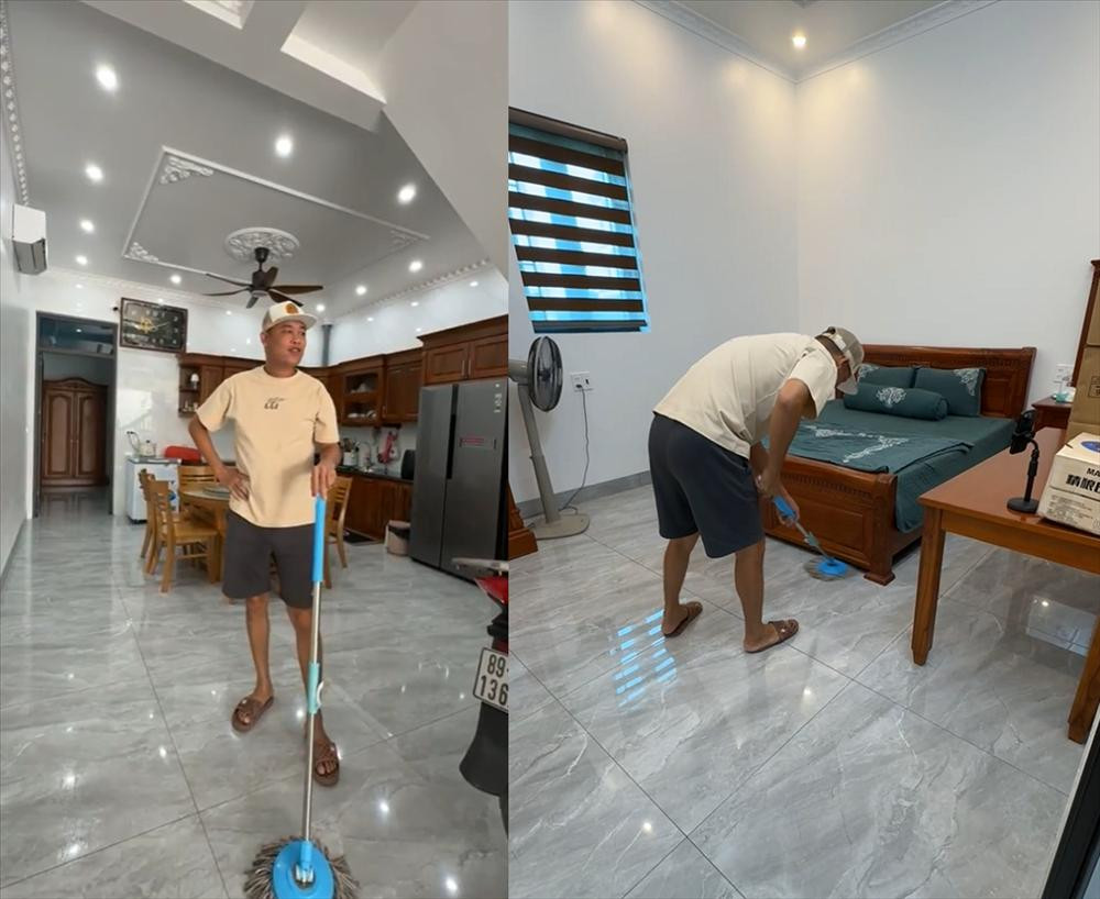 Hiệp Gà đang livestream bị bạn gái bắt đi lau nhà - Hình 3 Hiep Ga dang livestream bi ban gai bat di lau nha-Hinh-3