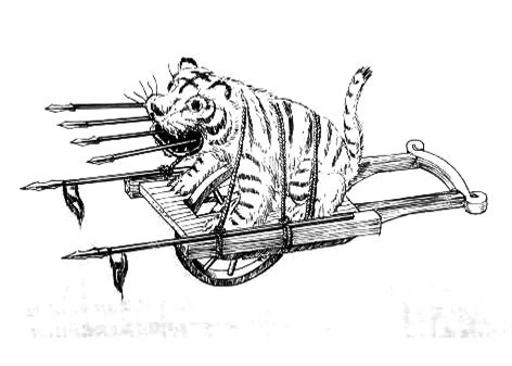 "Hổ xa" là chiến xa có hình dáng một con hổ, vừa có thể sát thương vừa uy hiếp được tinh thần kẻ thù.