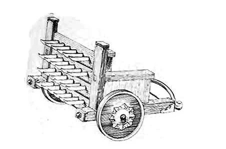 Chiếc chiến xa lắp hàng chục mũi dao này rất phổ biến trong các đội quân Trung Quốc cổ đại.