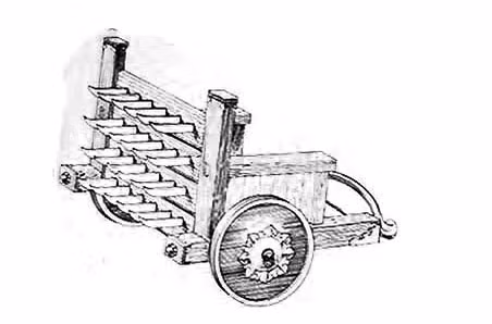 Chiếc chiến xa lắp hàng chục mũi dao này rất phổ biến trong các đội quân Trung Quốc cổ đại.