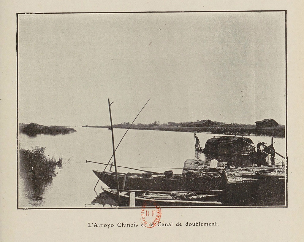 Quang cảnh ở ngã ba kênh Tàu Hủ và kênh Đôi.