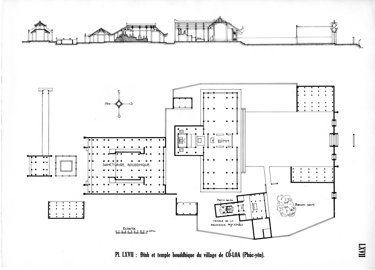 Đình và chùa làng Cổ Loa ở tỉnh Phúc Yên, nay thuộc địa phận xã Cổ Loa, huyện Đông Anh, Hà Nội.