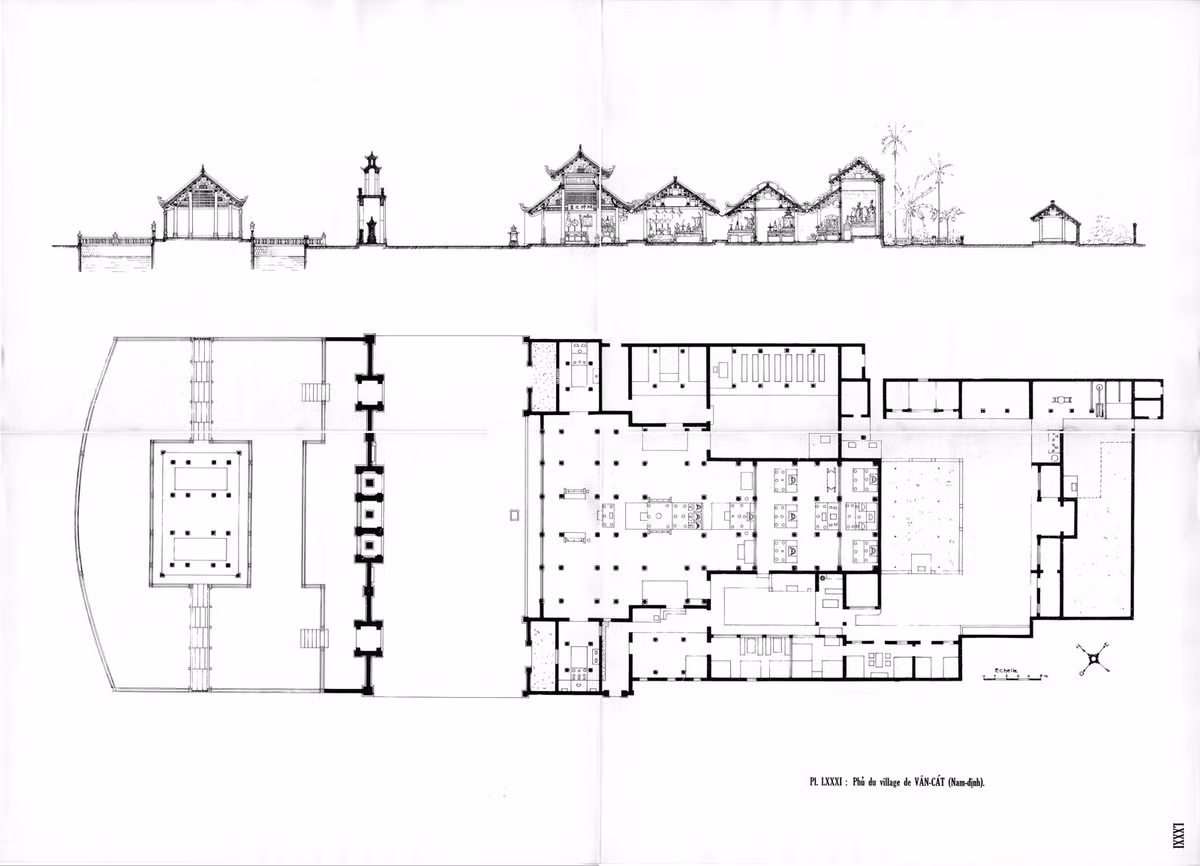 Phủ Vân Cát, thuộc quần thể di tích Phủ Dày ở xã Kim Thái, huyện Vụ Bản, tỉnh Nam Định.