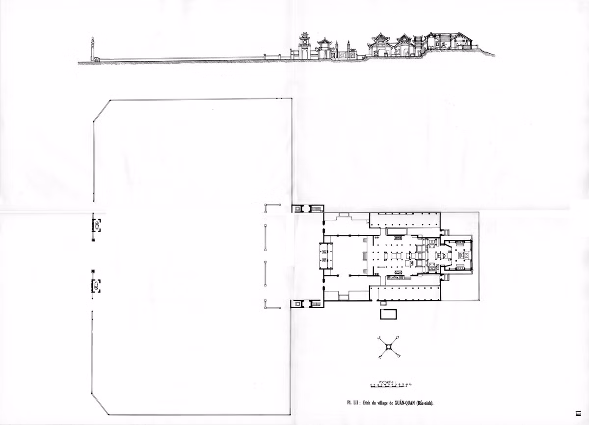 Đình làng Xuân Quan ở tỉnh Bắc Ninh, nay thuộc địa phận xã Xuân Quan, huyện Văn Giang, tỉnh Hưng Yên.