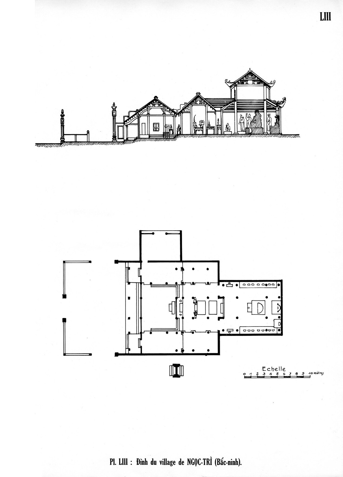 Đình làng Ngọc Trì ở xã Bình Định, huyện Lương Tài, tỉnh Bắc Ninh.