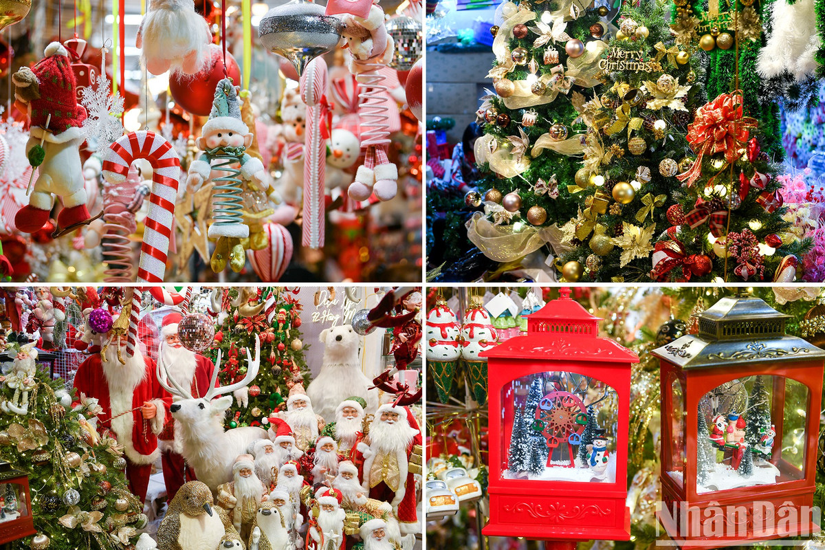 Những quả cầu tuyết với đủ mẫu mã, hình dạng bắt mắt như xe kéo, lò sưởi, tàu hỏa, ông già Noel...vô cùng tỉ mỉ và bắt mắt có giá 400.000 - 1.000.000 đồng/sản phẩm.