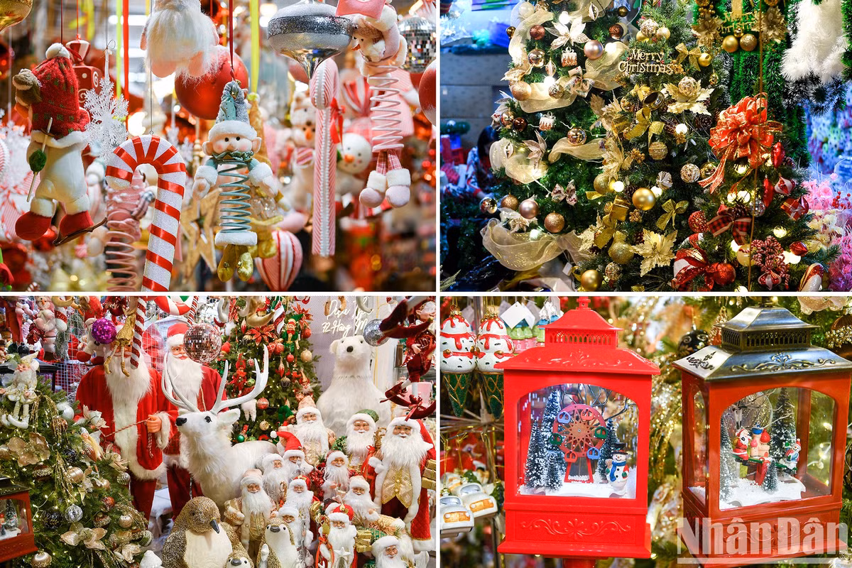 Những quả cầu tuyết với đủ mẫu mã, hình dạng bắt mắt như xe kéo, lò sưởi, tàu hỏa, ông già Noel...vô cùng tỉ mỉ và bắt mắt có giá 400.000 - 1.000.000 đồng/sản phẩm.