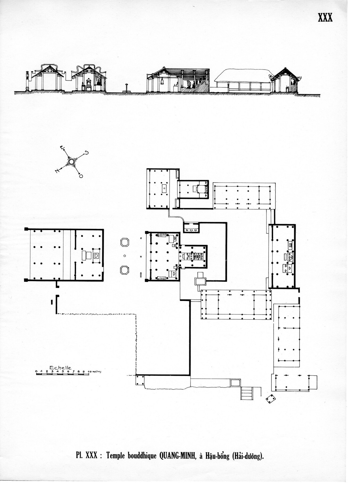 Chùa Quang Minh ở Hậu Bổng (thôn Hậu Bổng, xã Quang Minh, huyện Gia Lộc), tỉnh Hải Dương.