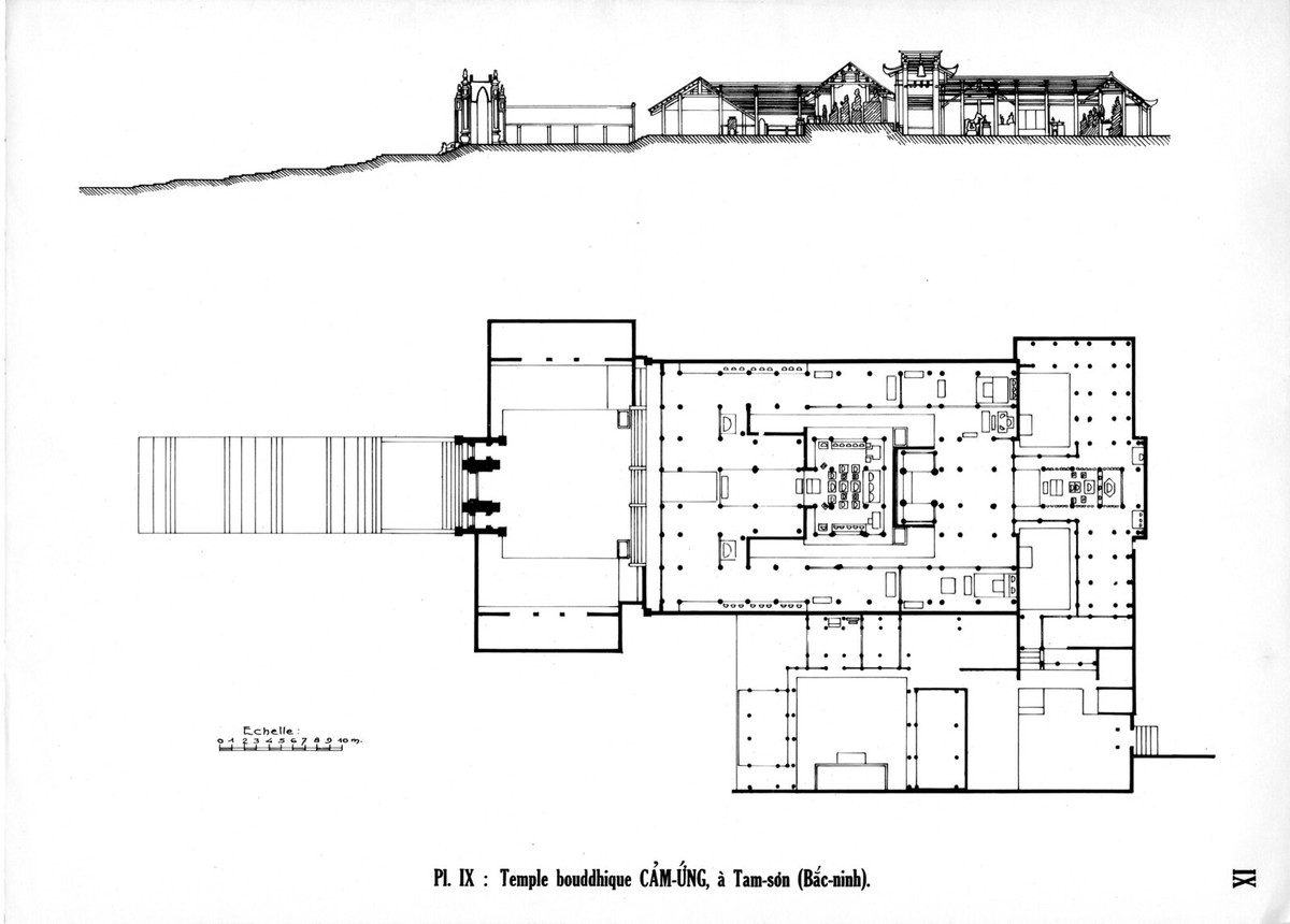 Chùa Cảm Ứng ở Tam Sơn, nay là phường Tam Sơn, thành phố Từ Sơn, tỉnh Bắc Ninh.