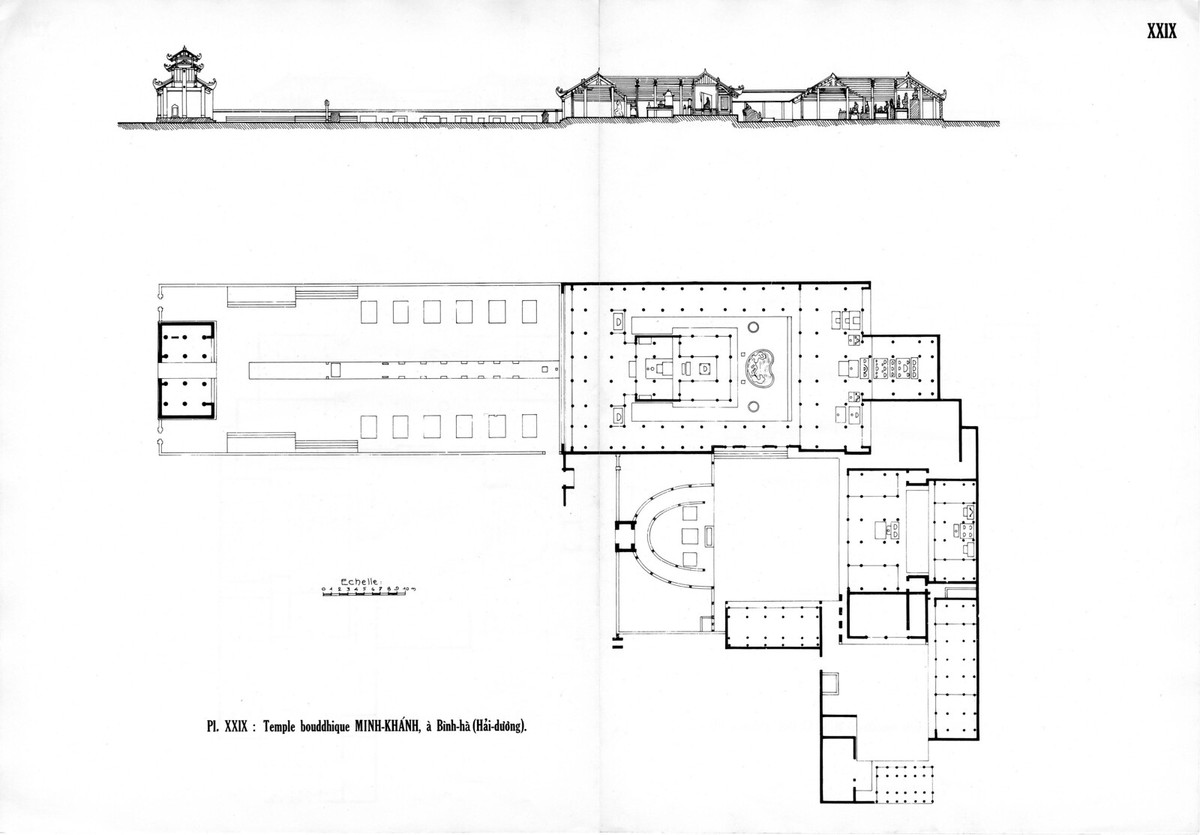 Chùa Minh Khánh ở Bình Hà (làng Bình Hà, thị trấn Thanh Hà, huyện Thanh Hà), tỉnh Hải Dương.