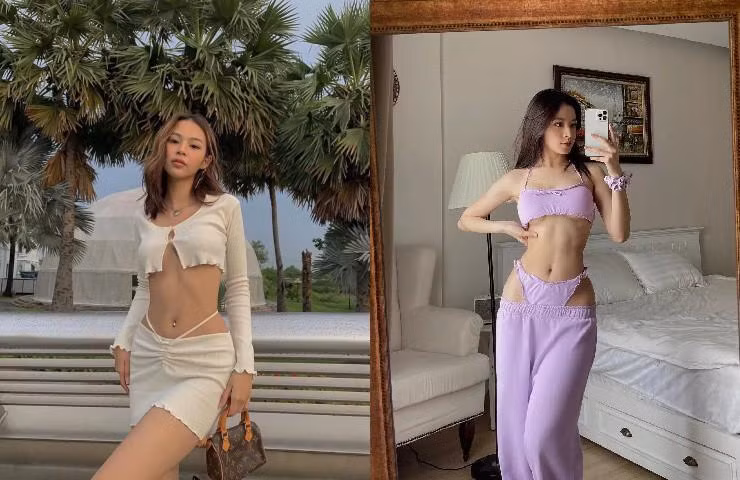 Phong cách này mang đến nét trẻ trung, gợi cảm mà cũng có chút tinh nghịch cho các cô gái.