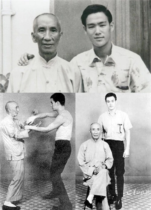 ##b###Lý Tiểu Long và sư phụ - võ sư Diệp Vấn. Trong bộ phim điện ảnh Diệp Vấn 3, hình ảnh của anh được tái hiện, theo dự đoán sẽ do Châu Kiệt Luân đảm nhận.