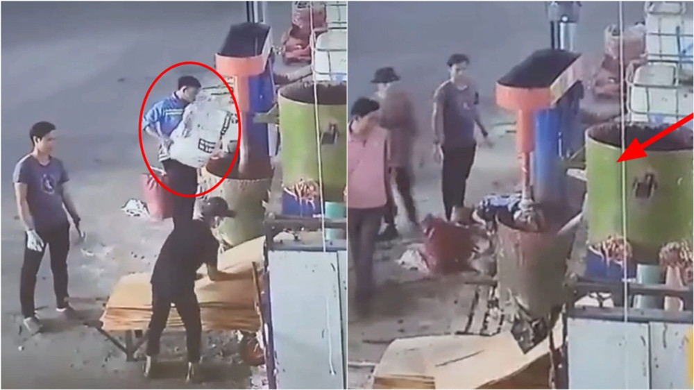 Bi cuon vao may tron, nam cong nhan o Binh Phuoc bi thuong nang-Hinh-2