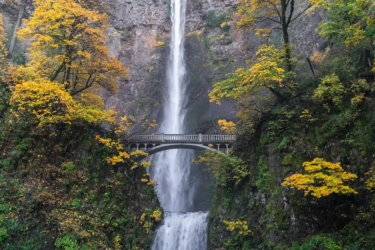 Thác Multnomah, Oregon, Mỹ. Ảnh: FRANCESCO VANINETTI/GETTY