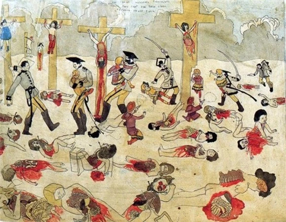 8. Câu chuyện về những cô gái Vivian: Là một ví dụ điển hình của trường phái hội họa lập dị, cuốn sách này được tác giả người Mỹ Henry Danger và được phát hiện sau khi ông qua đời vào năm 1973. 15.145 trang của cuốn sách là câu chuyện về những cô gái Vivian sống trong vương quốc vô thực, tham gia vào cuộc chiến tranh Glandeco- Angelinian bắt nguồn từ sự nổi dậy của những nô lệ trẻ em. Cuốn sách có chứa rất nhiều tranh minh họa đẹp mắt, từ những thảm hoa đẹp rực rỡ cho đến những cảnh tra tấn trẻ em. Một điều lạ là Darger thường vẽ những nhân vật nữ của ông với một dương vật nhỏ.