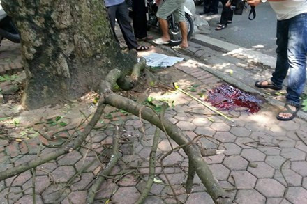 Hiện trường vụ tai nạn