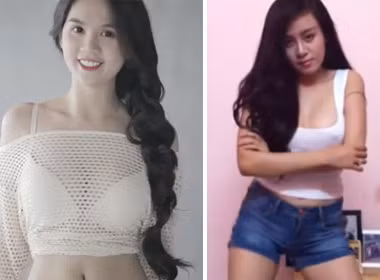 Ngọc Trinh và Bà Tưng.