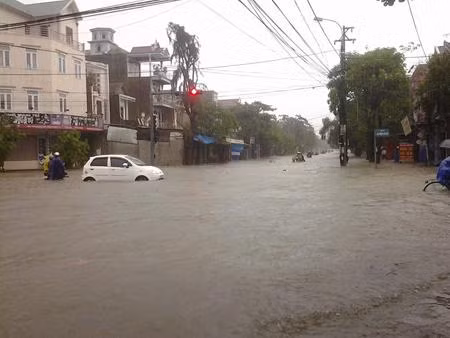 Nhiều ô tô du lịch (4 chỗ) bị chết máy giữa đường. Ảnh: Nông nghiệp VN.