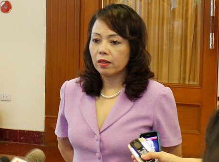 Bộ trưởng Y tế Nguyễn Thị Kim Tiến.