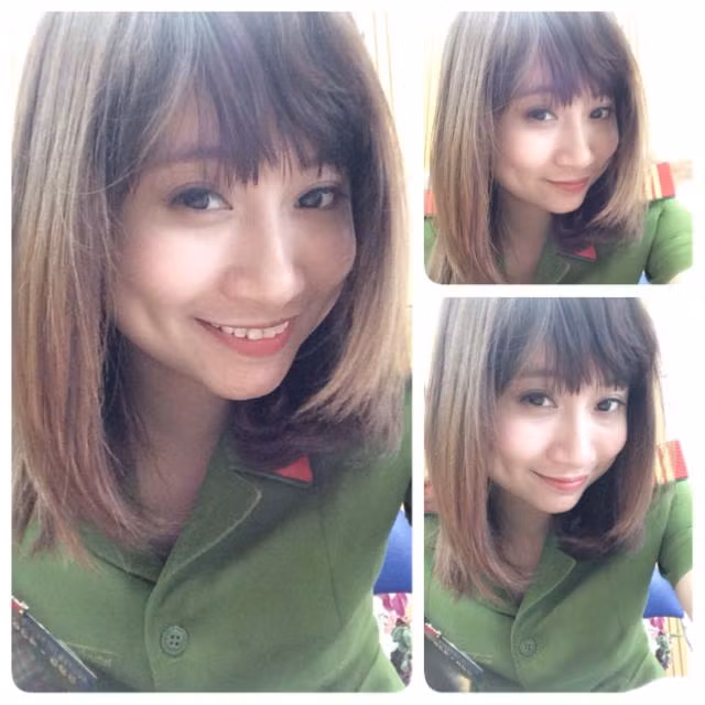 Ngọc Quỳnh là học viên của Học viện Cảnh sát Nhân dân. Cô gái trẻ thường được giao nhiệm vụ tại "chảo lửa thành Vinh", sân nhà của CLB Sông Lam Nghệ An.