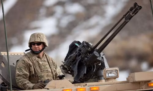 GAU-19 lắp trên xe Humvee.