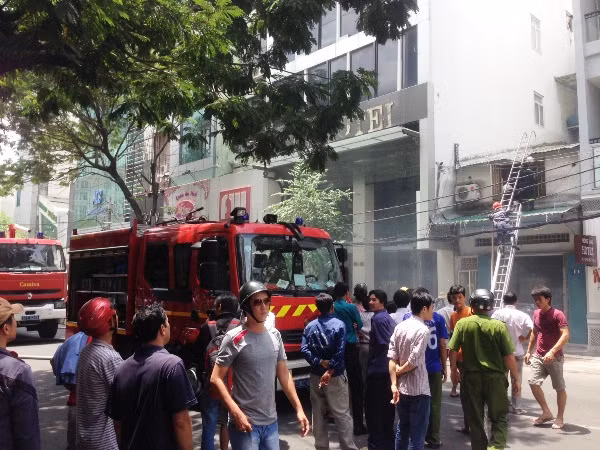 Hiện trường vụ hỏa hoạn