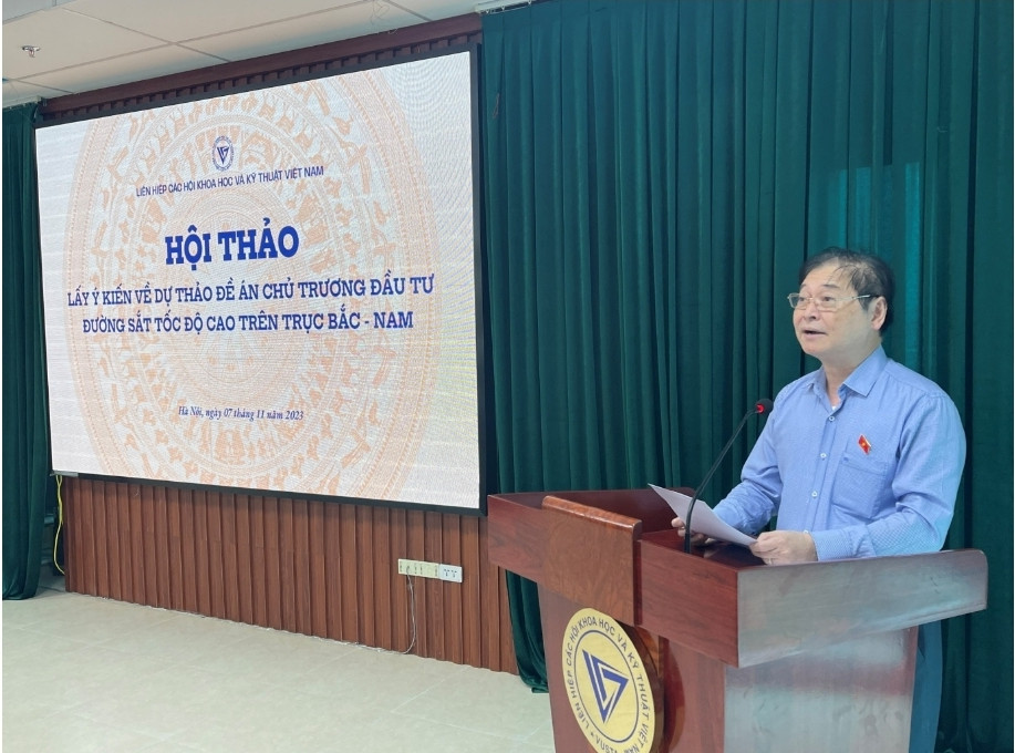 Gop y De an dau tu duong sat toc do cao truc Bac – Nam!