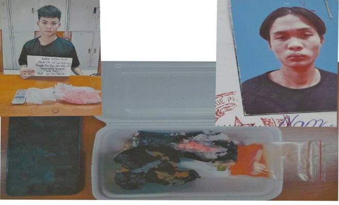 Giau ma tuy trong com cuon, duong day ma tuy bi boc me the nao?