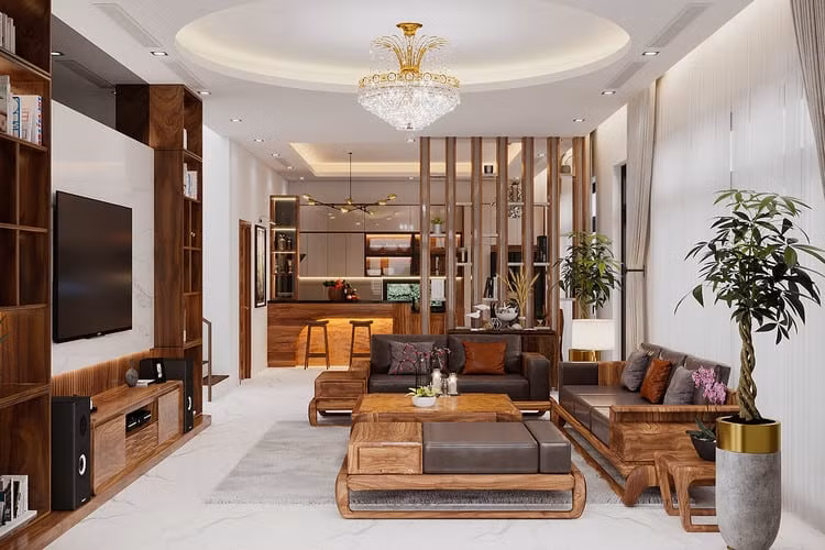 Khi vào phòng khách thấy sáng sủa mang lại cảm giác tích cực, thần tài ưng ý, khách tới hài lòng. Còn nếu phòng khách tối tăm thì con người u tối. Phong thủy đề cao vai trò của phòng khách trong việc đón tài lộc. Theo đó phòng khách cần sáng sủa và sạch sẽ, thoáng đãng.